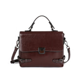 Oil Wax Leather Removable Handle Messenger Bag - Shah S. Sahota